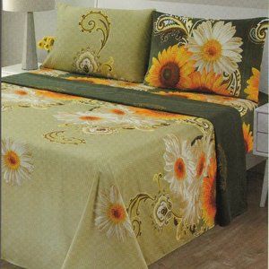 Floral Bed Sheets Set 4 Piece Set Deep Pocket Bed Sheets Multicolor Queen & King